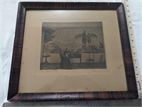 Wallace Nutting Signed Litho - One Pictured Wall