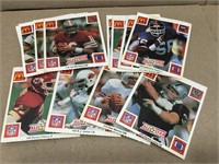 11-1986 McDonalds Football All-Star Team Cards