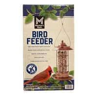 Copper antique finish bird feeder