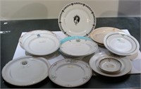 Various Hotel Commemorative Plates