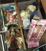 LOT 2 BOXES OF DOLLS