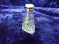 Tiny Glass Bottle with Cork Stopper