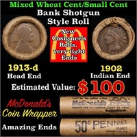 Small Cent Mixed Roll Orig Brandt McDonalds Wrappe