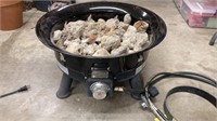 Propane, fire pit with cover