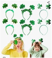 6 LED St Patricks Headbands