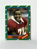 Rookie Card 1986 Topps Charles Mann