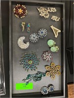 Lot of 13 Vintage Costume Fashion Jewelry