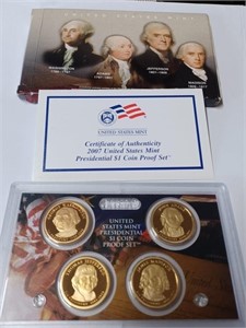 United States Mint Presidential $1 Coin Proof Set