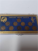 Indian Head Cents Set- 1900-1909