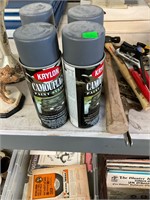 Tools and Camouflage Spray Paint