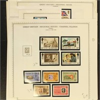 Guernsey Stamps Mint NH  collection on pages