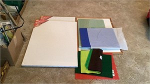 Canvases, crafting accessories