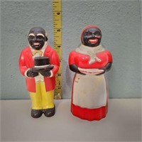 Americana Salt and Pepper shakers