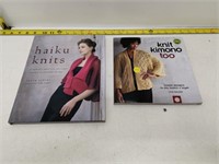 2 japanese knitting books