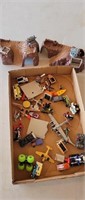 Lot of miniature cars and trucks including