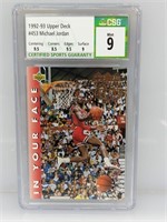 1992 Upper Deck Michael Jordan #453 CSG 9