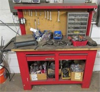 Waterloo work bench with contents including