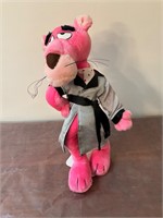Vintage Pink Panther Plush w/ Stand