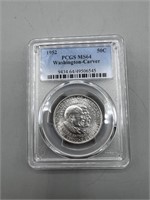 1952 PCGS MS64 Washington-Carver Silver Half Dolla