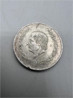 1953 Silver Mexico Coin. 72% Silver