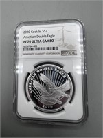 2002 PF70 Ultra Cameo Cook Island American Double