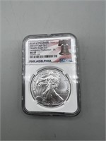 2021-P MS69 $1 Silver American Eagle