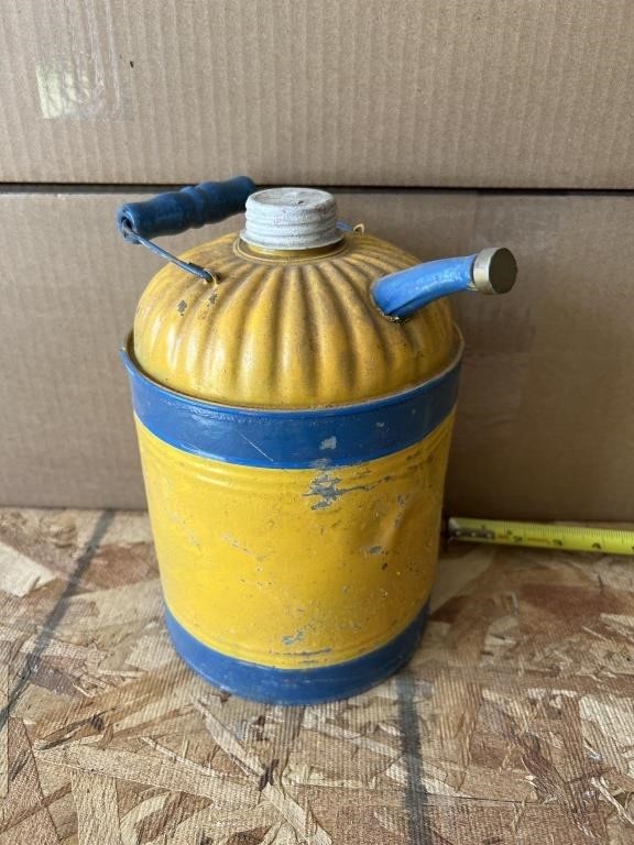 Small vintage gas can