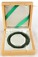 tGreen Jade Bangle Bracelet -  AAA grade