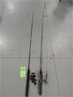 2 Shakespeare rods and reels