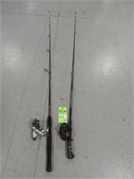 Johnson rod with Scorpion reel and Shakespeare Ugl