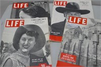 1947, 2 1950's & 1 1953  Life Magazines