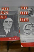 1941, 42,43,44 & 45 Life Magazines