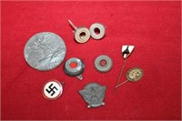 German Lot; DRKB Member's lapel pin,