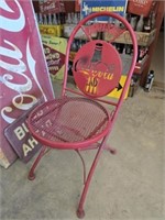 Vintage metal Coca-Cola chair
