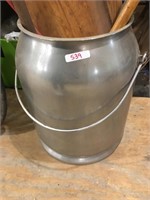 stainless steel milk bucket/pail