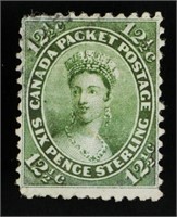 1859 Canada Queen Victoria 12.5 Cent Stamp Scott18