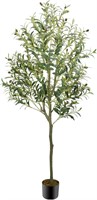 6FT Artificial Olive Tree with Fruits