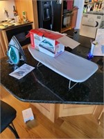 Iron and Tabletop Ironing Board
