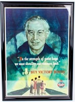 WWII Poster "Buy Victory Bonds" Artist C.C. Beall