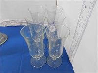 6 CORNFLOWER GLASSES