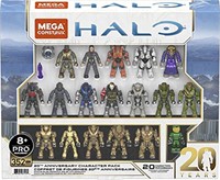 MEGA Halo Action Figure Building Toys Set, 20th