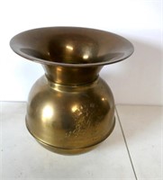 Pony Express Chewing Tobacco Brass Spittoon