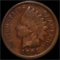 1894 Indian Head Penny NICELY CIRCULATED