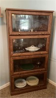 Barrister Style Cabinet, 29 1/2"x13"x60" tall