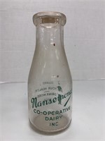 "Nansemond" One Pint Milk Bottle