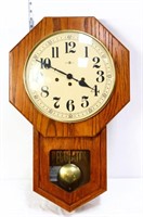 Howard MIller key wind clock w/ pendulum