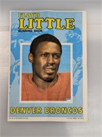 1971 Topps #31 Floyd Little Pin Up (Rare Cond)