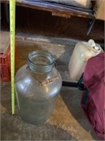 Old 5 gallon glass jar