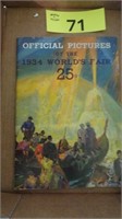 Official 1934 Worlds Fair Booklet