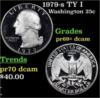 Proof 1979-s TY I Washington Quarter 25c Grades GE